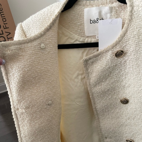 ba&sh Joe Jacket Cream Tweed - Picture 6 of 7